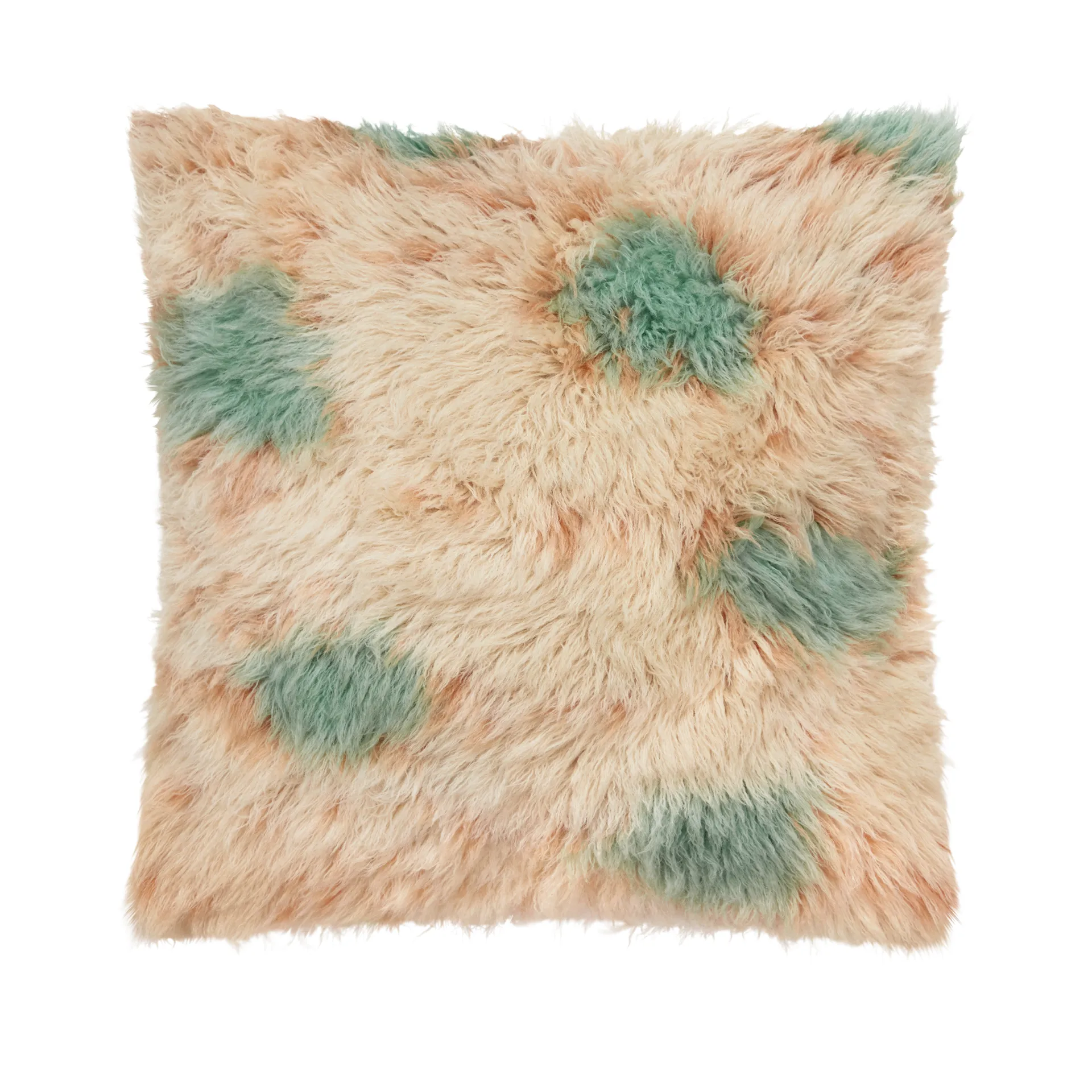 Monster 抱枕 中号 50x50cm, 绿松石色桃色拼色 Hem