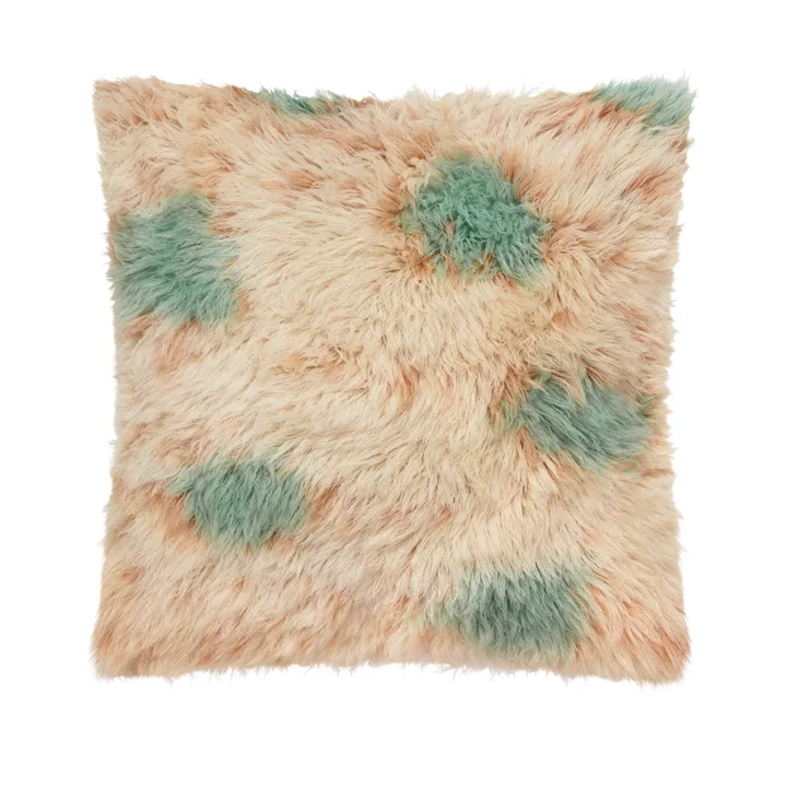 Monster 抱枕 中号 50x50cm - 绿松石色桃色拼色 - Hem