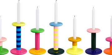 Pesa 烛台 中 18 cm - 绿色-magenta-honey 黄色 - Hem