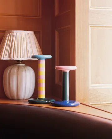 Pesa 烛台 中 18 cm - 粉色-黑色 绿色-night 蓝色 - Hem