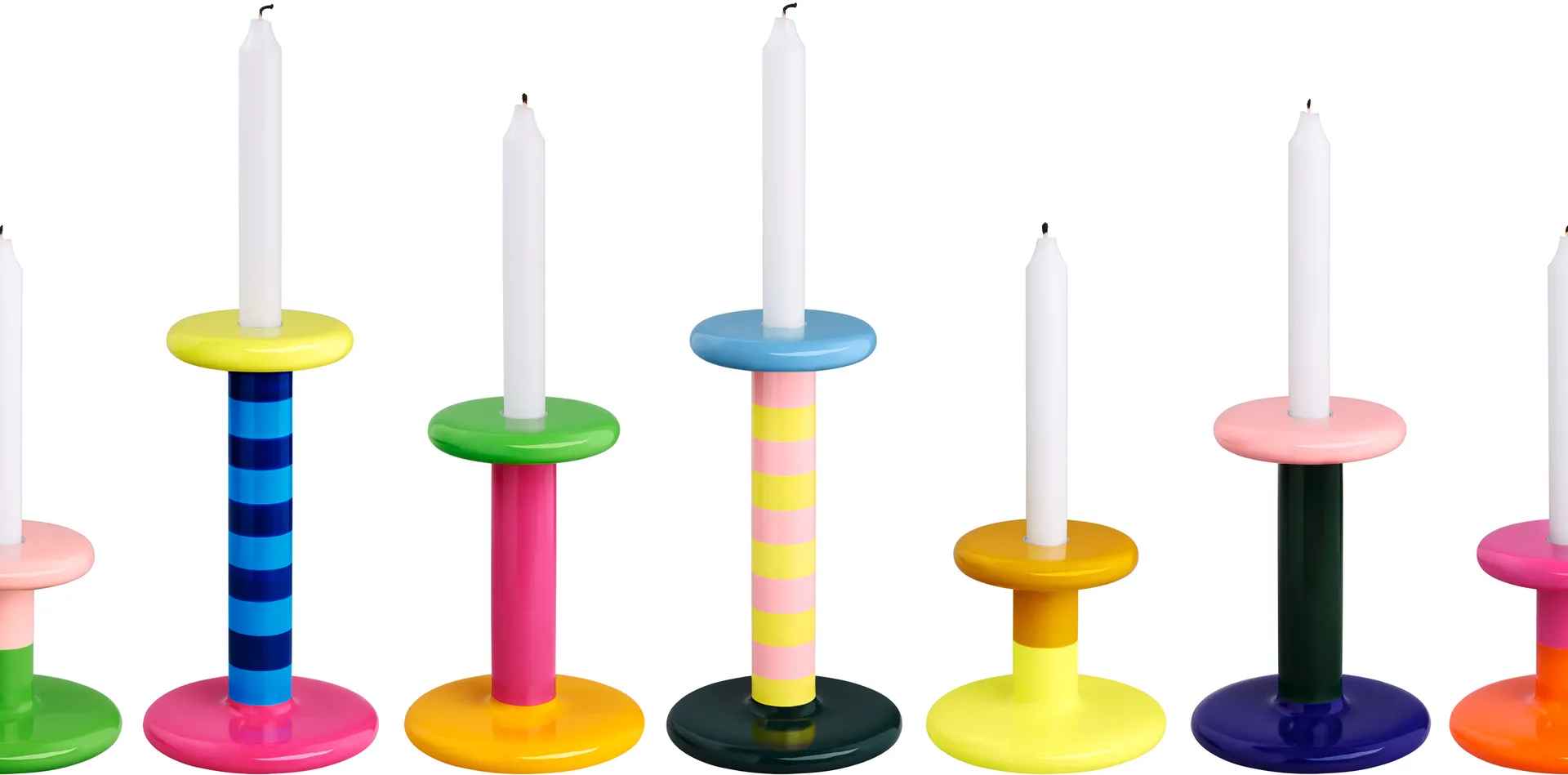 Pesa 烛台 Low 11 cm, Magenta-橙色 Hem