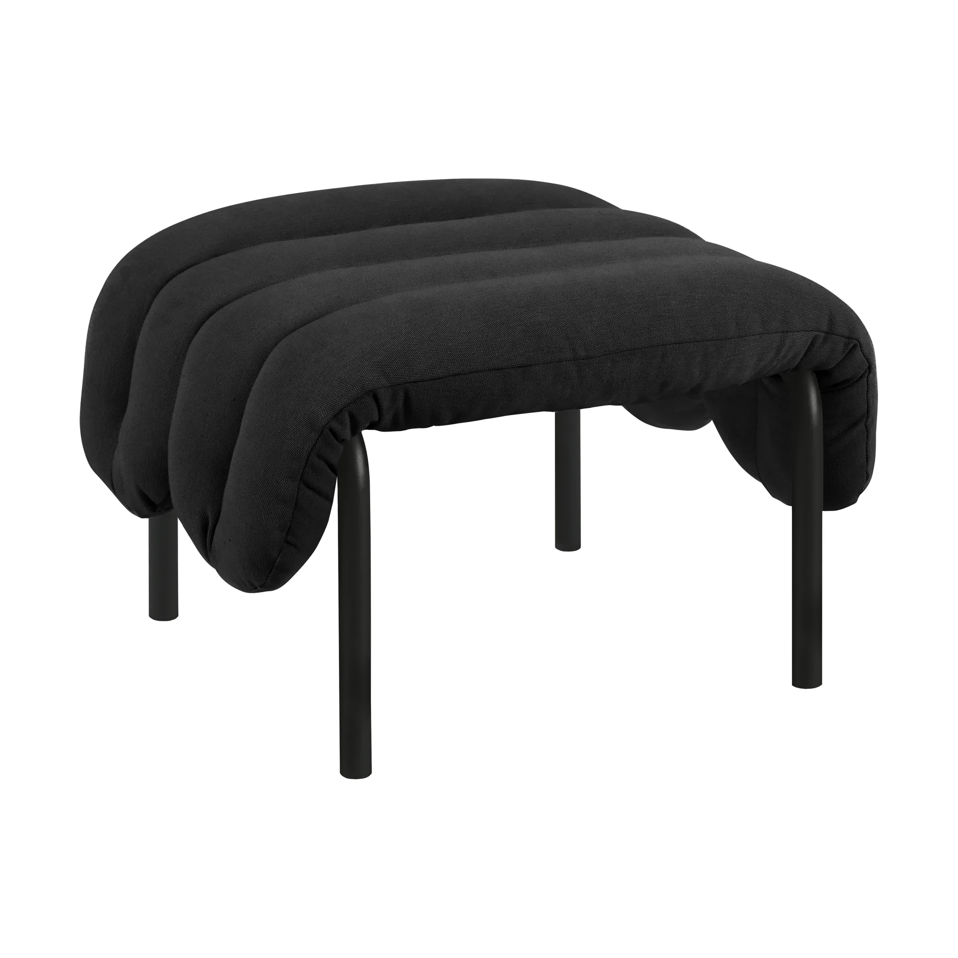 Puffy ottoman 58x67 cm, Anthracite-黑色 灰色 Hem