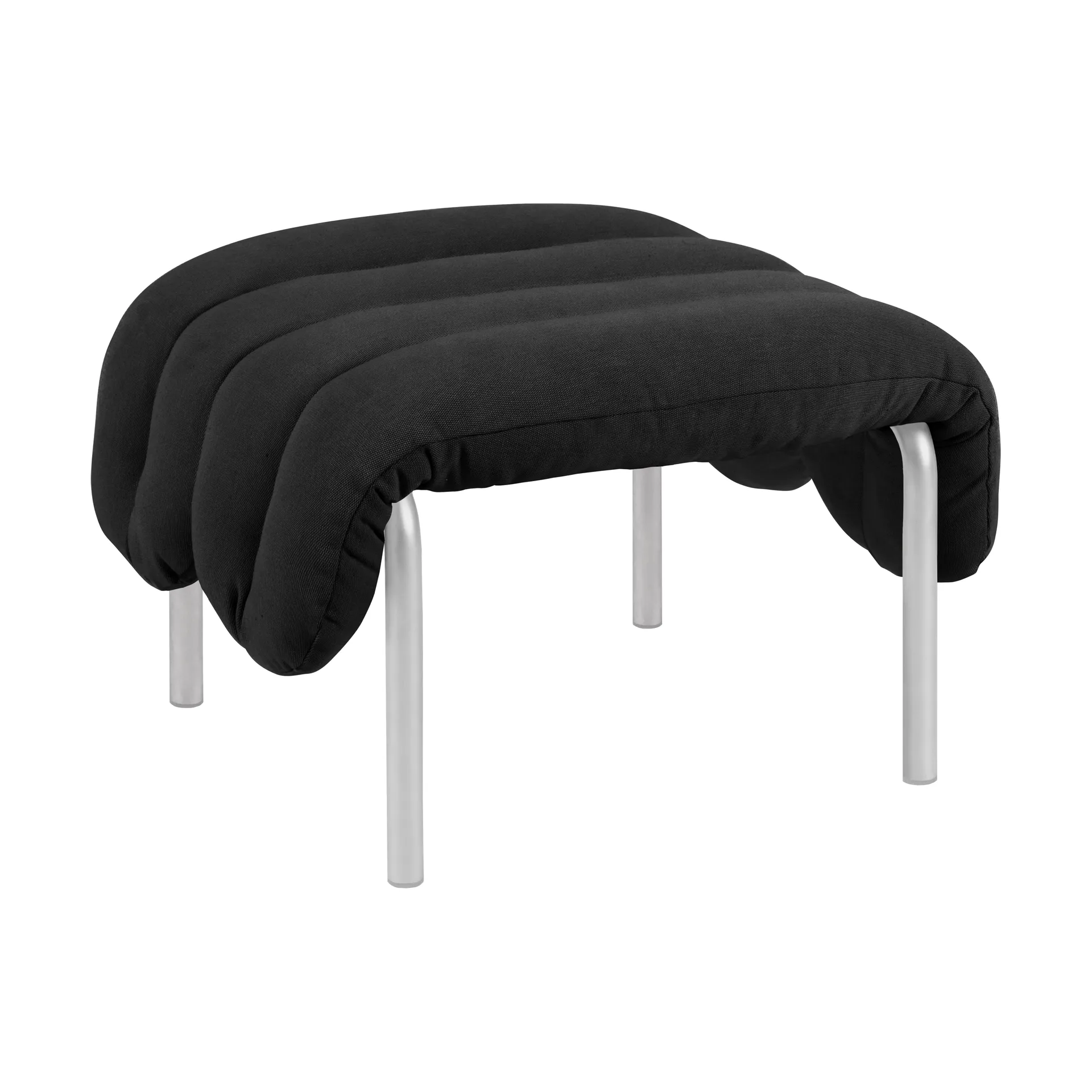 Puffy ottoman 58x67 cm, Anthracite-不锈钢 Hem