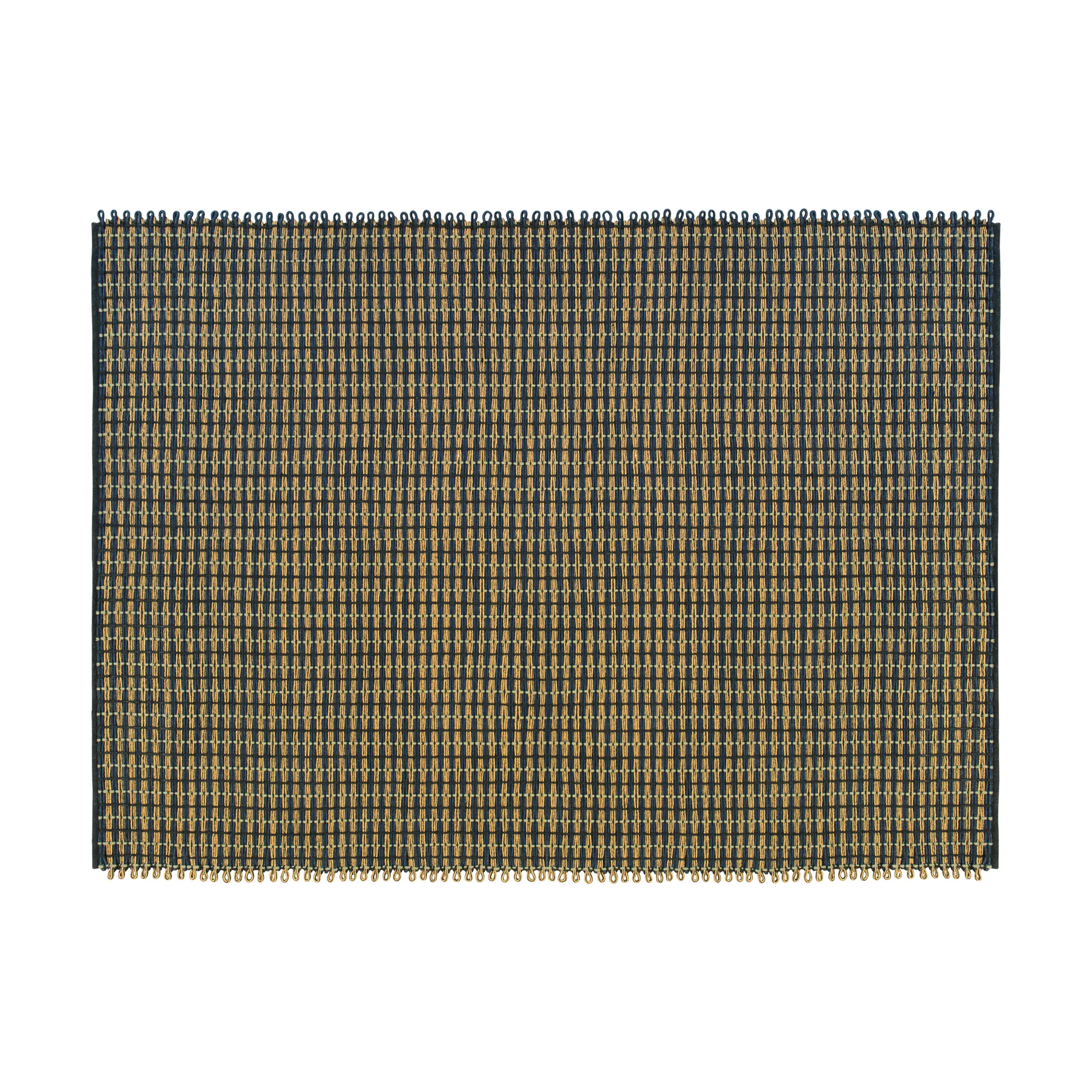 Rope 地毯 中 170x240 cm, Night 蓝色 Hem