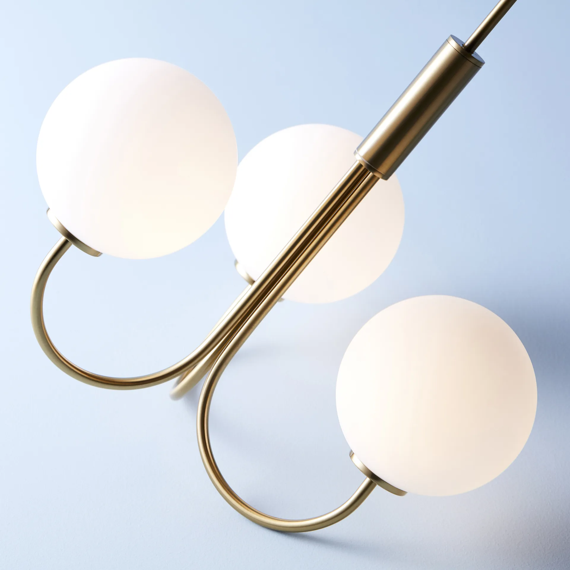 Ballon 枝形吊灯, 黄铜色 Herstal