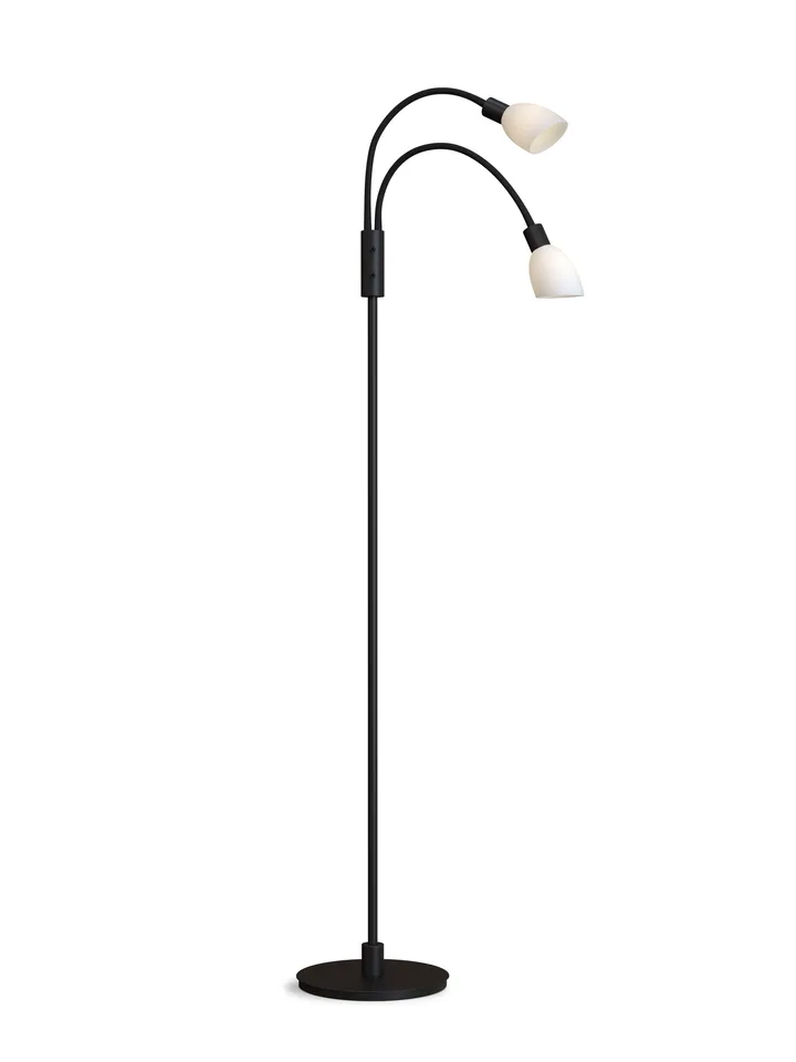 Cut北欧风简约落地灯132cm - 黑色 - Herstal