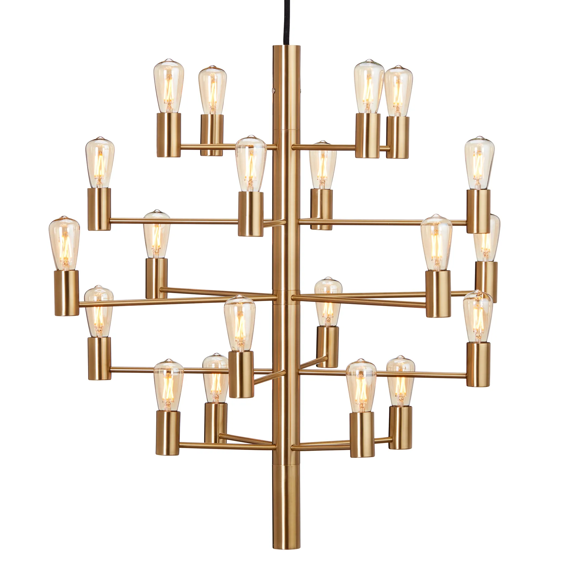 Manola 20 candelier, Satin brass Herstal