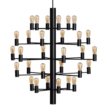 Manola 30 枝形吊灯 - 黑色 - Herstal