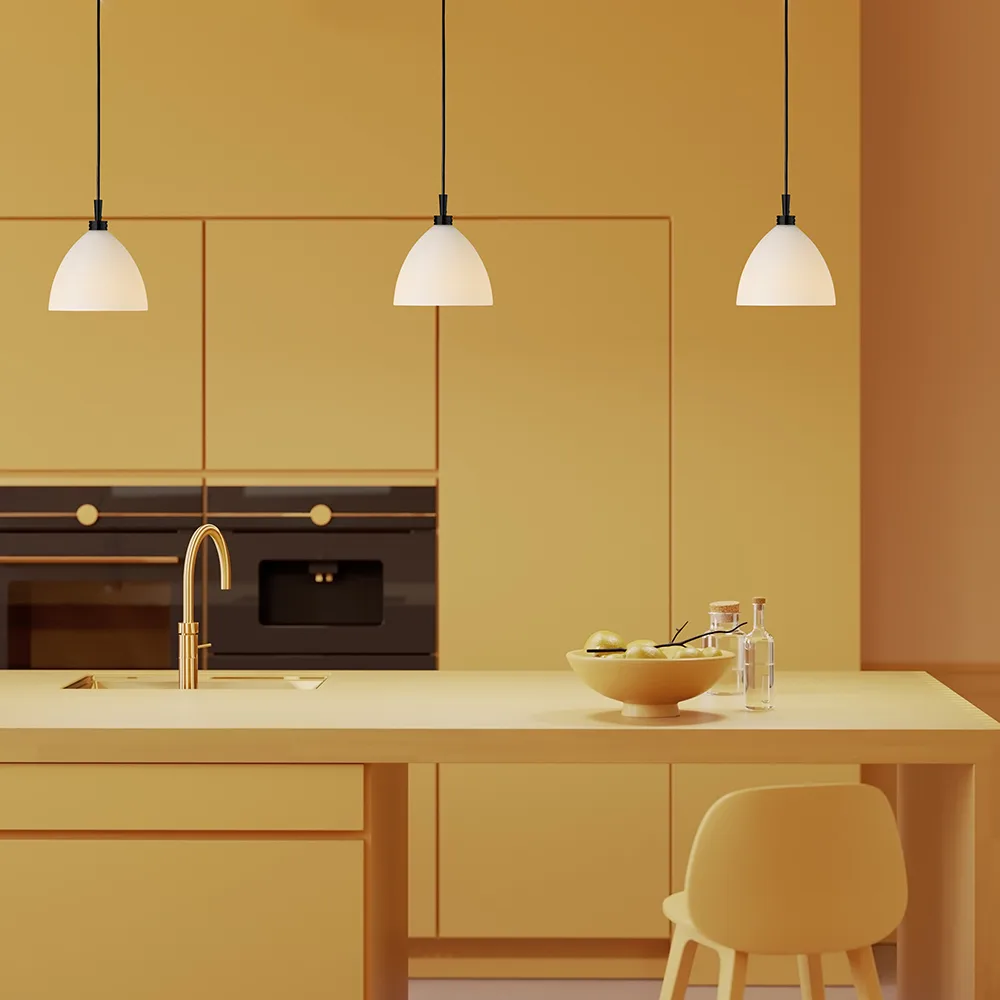 Maxi Dove吸顶灯Ø30cm, 黑色 Herstal
