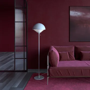 Motown落地灯150cm - 白色 - Herstal