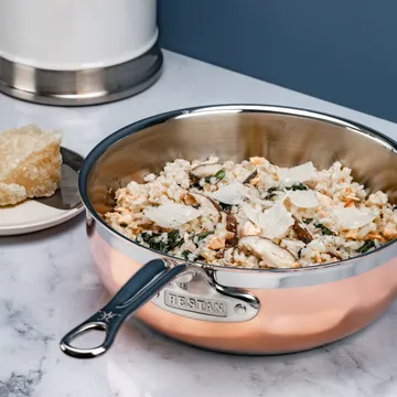 Hestan Copperbond 精选款煎炒锅直径24厘米 - 铜色 - Hestan