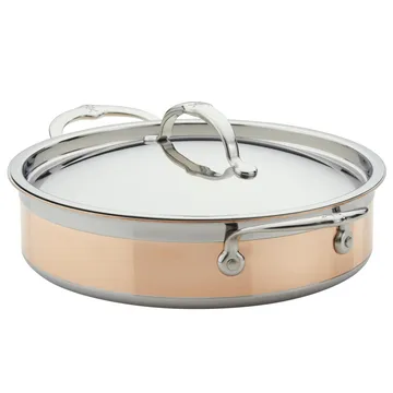 Hestan Copperbond带盖铜质双耳煎锅 - 3.3L - Hestan