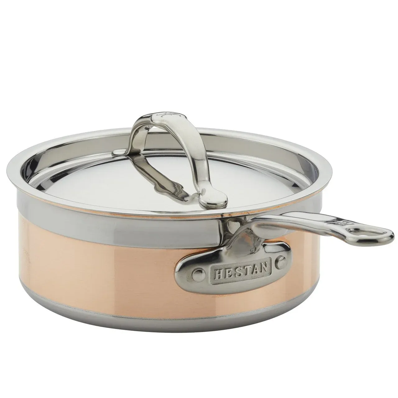Hestan Copperbond铜质单柄汤锅, 3.8L Hestan