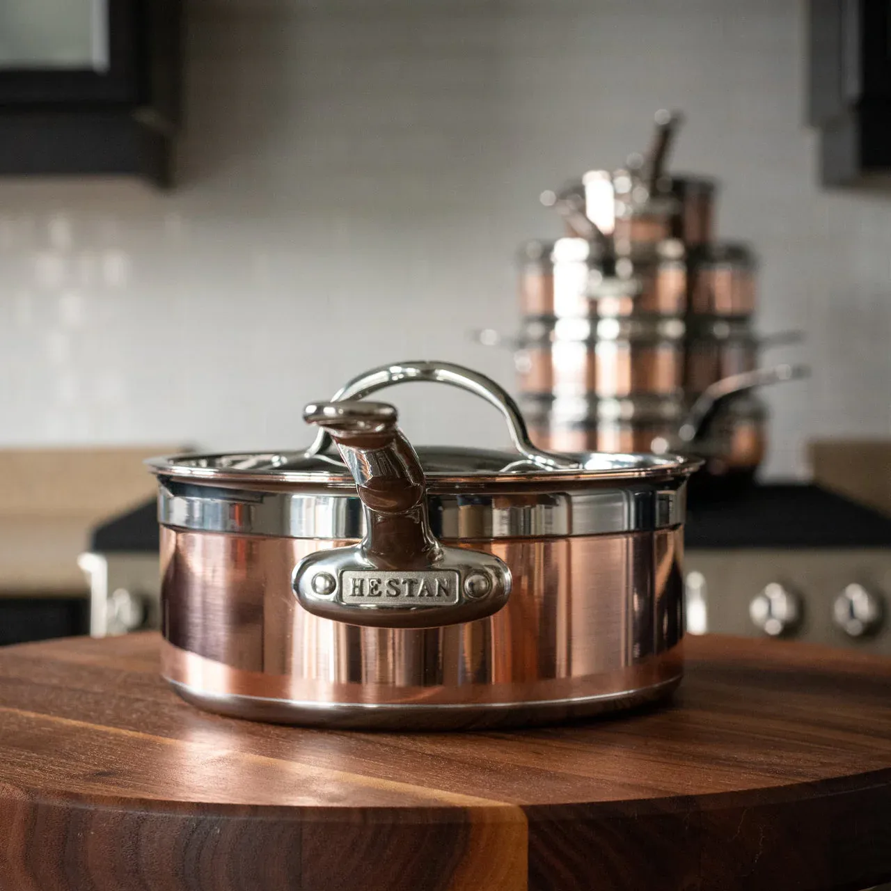 Hestan Copperbond铜质单柄汤锅, 3.8L Hestan