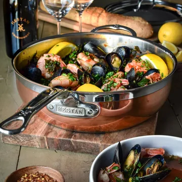 Hestan Copperbond铜质双耳煎锅 - 4.7L - Hestan
