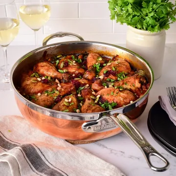 Hestan Copperbond铜质双耳煎锅 - 4.7L - Hestan