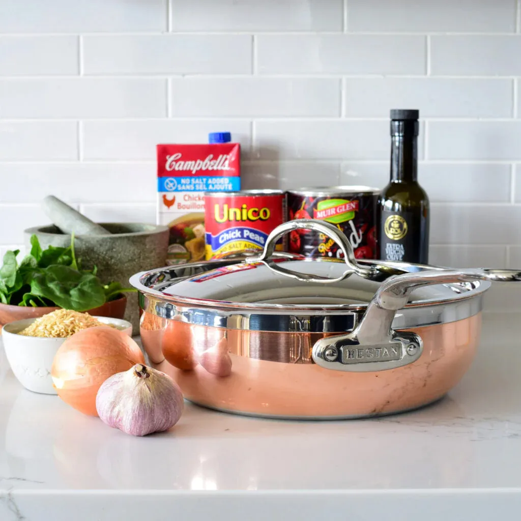 Hestan Copperbond铜质双耳煎锅, 4.7L Hestan