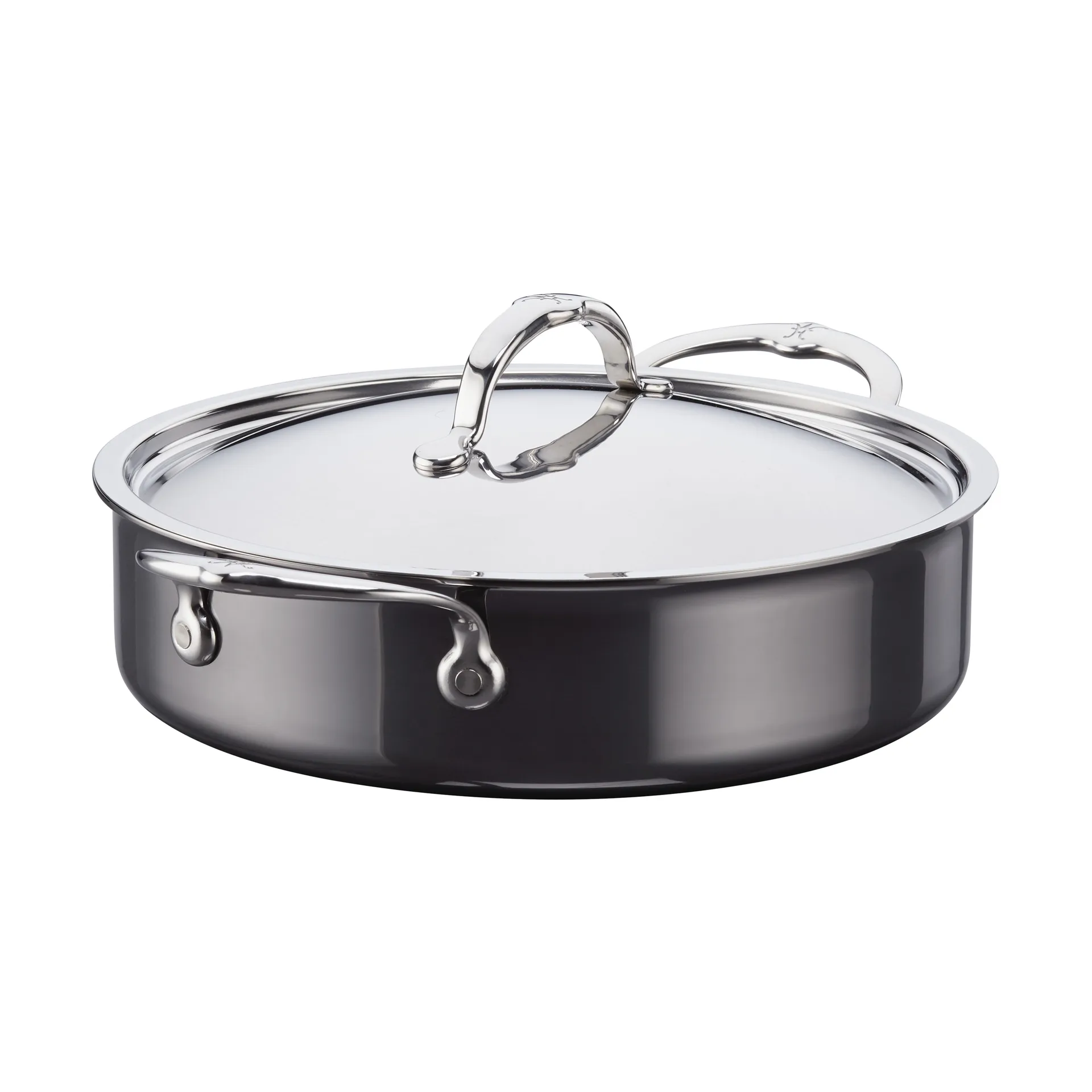 Hestan Nanobond 带盖深煎炒锅26厘米, 不锈钢 Hestan