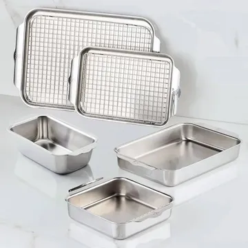 Hestan Ovenbond essential 烤箱用套装 - 不锈钢，7件套 - Hestan