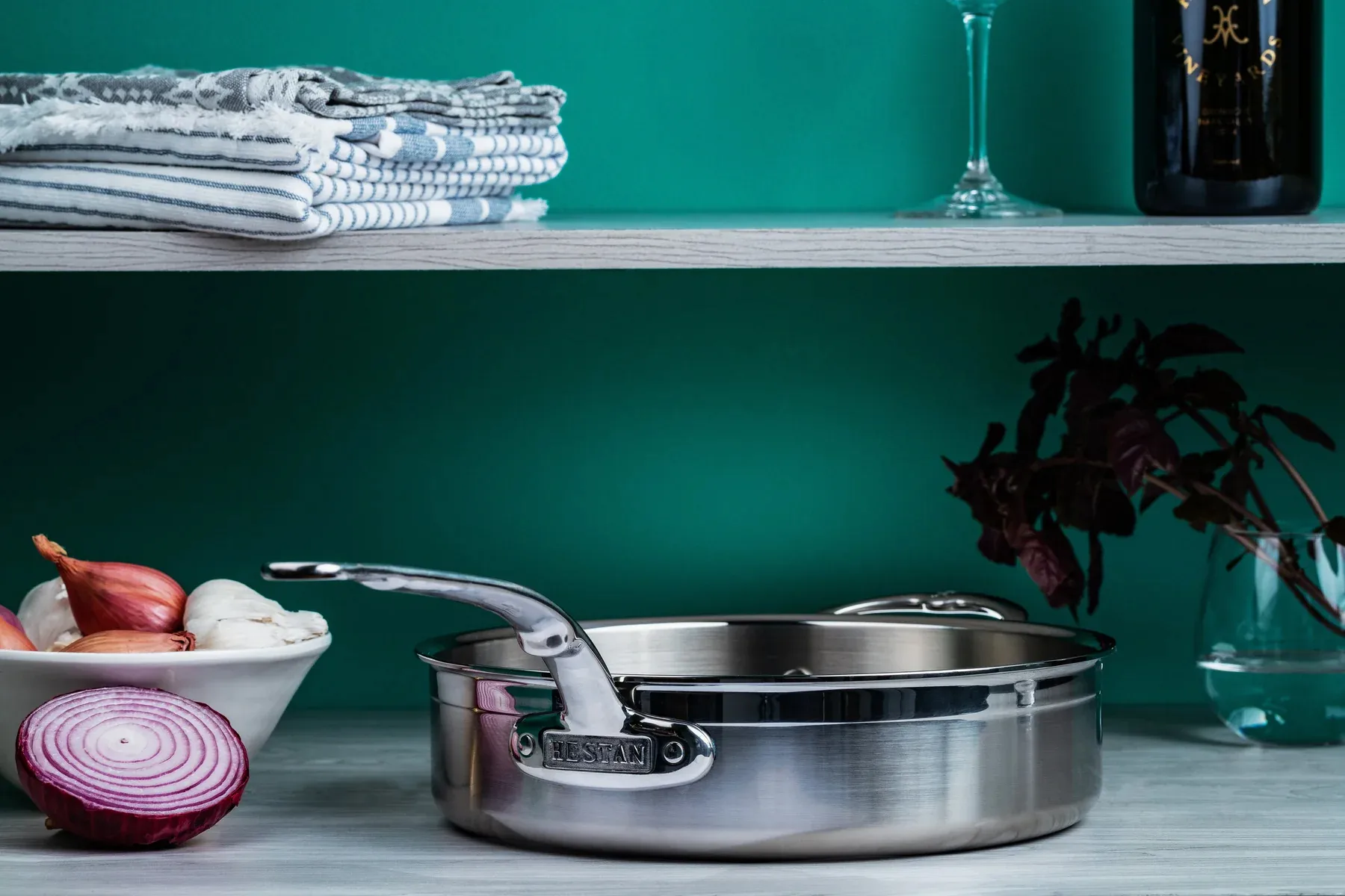 Hestan Probond不锈钢双耳煎锅, 3.3L Hestan