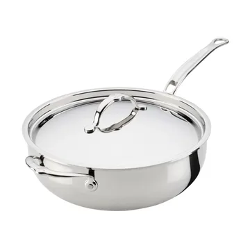 Hestan ProBond Luxe 万用煎锅（含锅盖） - 不锈钢，辅助手柄 - Hestan