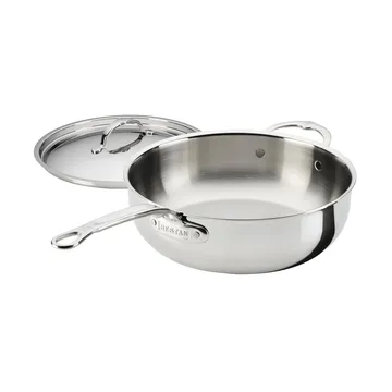 Hestan ProBond Luxe 万用煎锅（含锅盖） - 不锈钢，辅助手柄 - Hestan