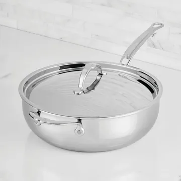 Hestan ProBond Luxe 万用煎锅（含锅盖） - 不锈钢，辅助手柄 - Hestan