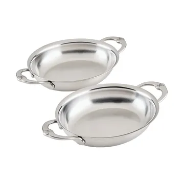 Hestan Provisions 椭圆形焗盘 - 迷你，开放式，2件装，17cm - Hestan