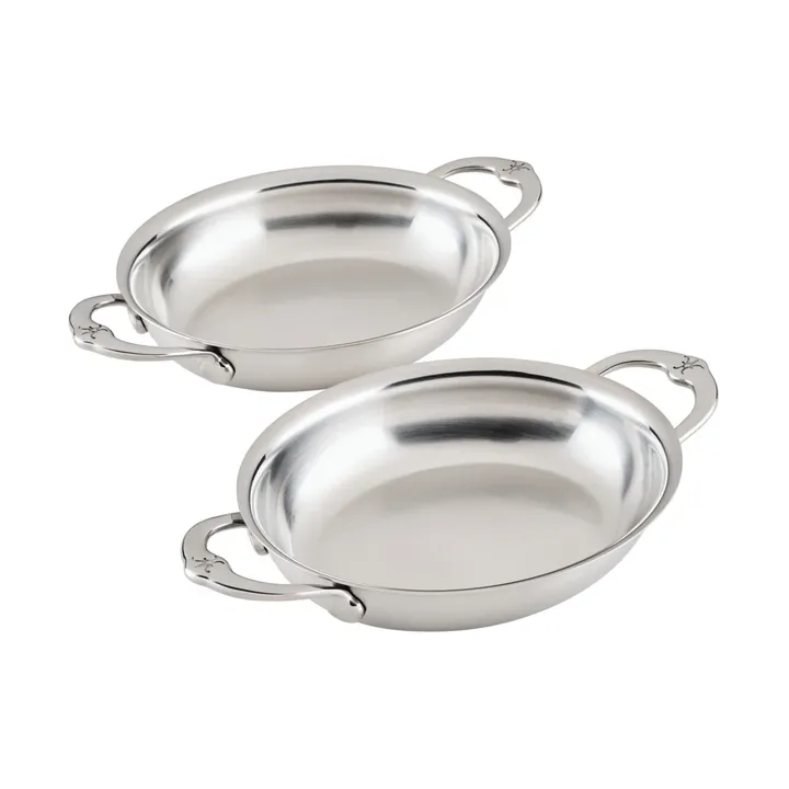 Hestan Provisions 椭圆形焗盘 - 迷你，开放式，2件装，17cm - Hestan