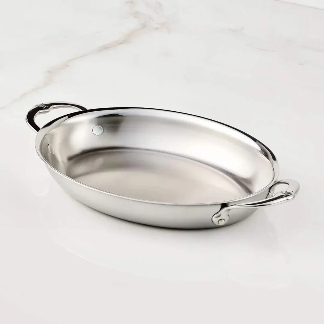 Hestan Provisions 焗盘, 不锈钢，椭圆形，42.5x33.5cm Hestan