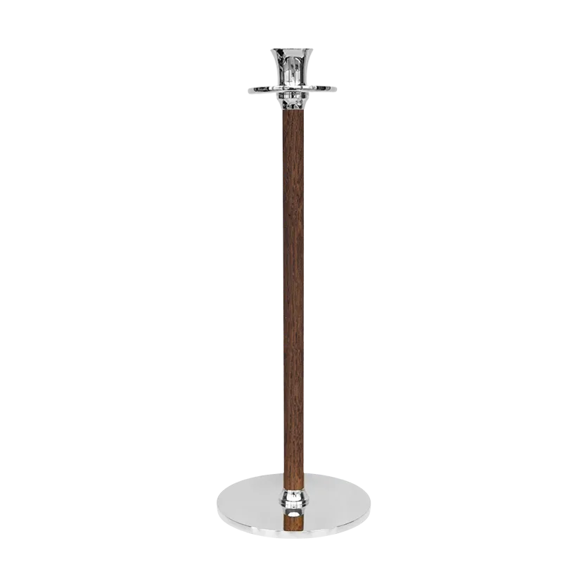 Alto Basso 烛台 30cm, 镀镍黄铜 Hilke Collection