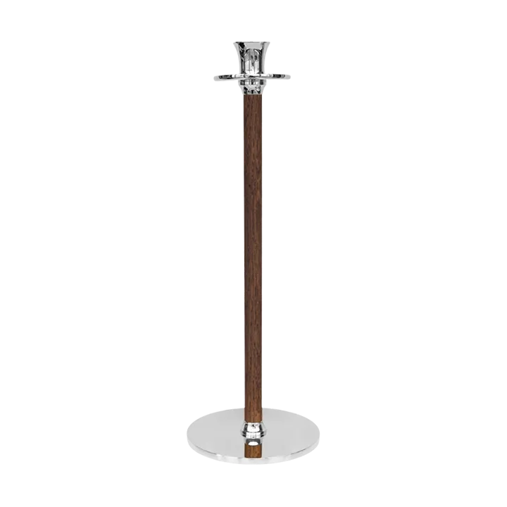 Alto Basso 烛台 30cm - 镀镍黄铜 - Hilke Collection