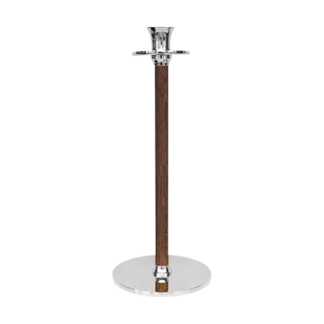 Alto Basso 烛台 35cm - 镀镍黄铜 - Hilke Collection