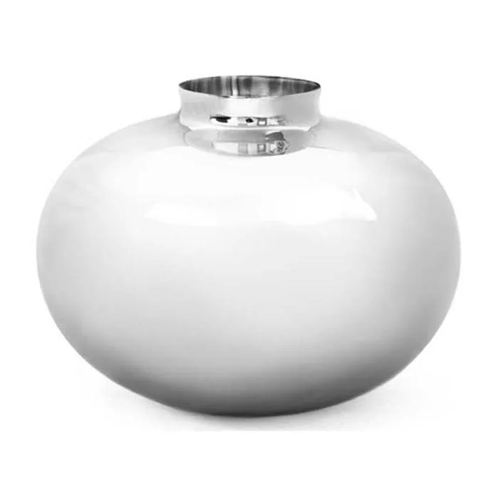 Amico 花瓶Ø20cm - 镀镍黄铜 - Hilke Collection