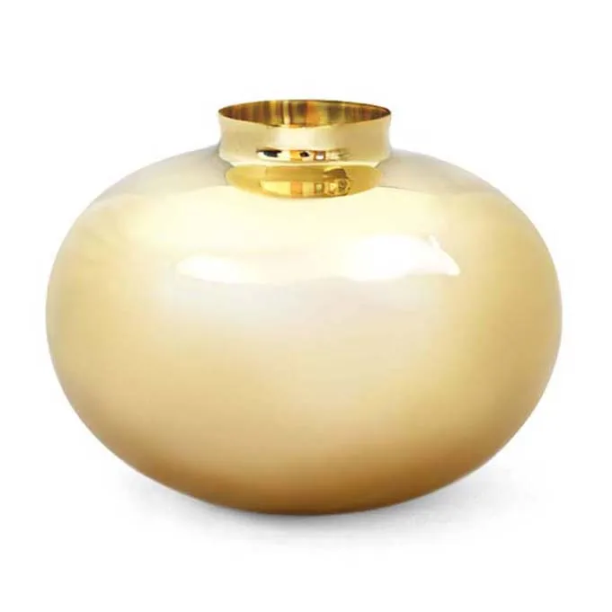 Amico 花瓶Ø20cm - 实心黄铜 - Hilke Collection