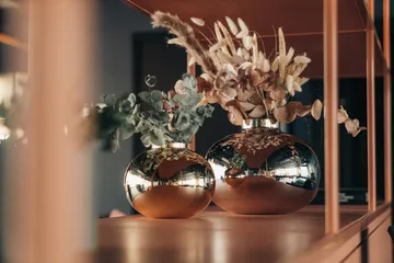 Amico 花瓶Ø20cm - 实心黄铜 - Hilke Collection