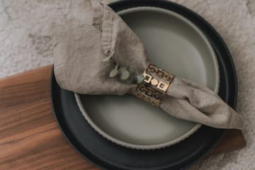 Anima 餐巾环  两件套装 - 黄铜 - Hilke Collection