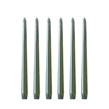 Herrgårdsljus 蜡烛30cm 6件装 - Antique 绿色 - Hilke Collection