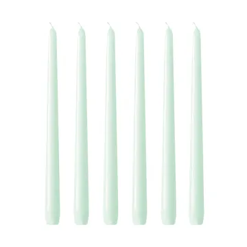Herrgårdsljus 蜡烛30cm 6件装 - 尤加利绿 - Hilke Collection