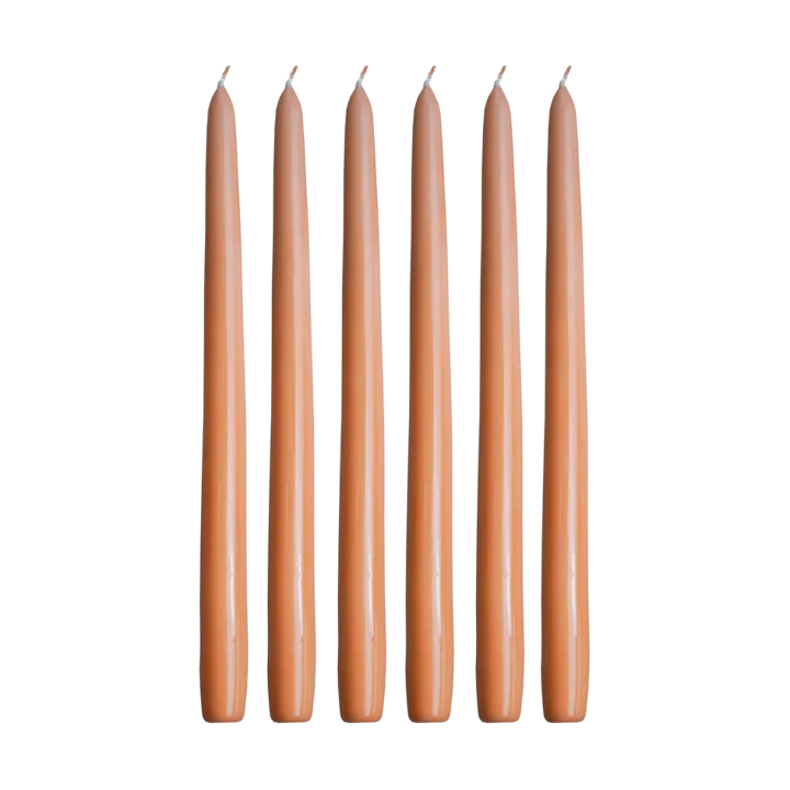 Herrgårdsljus 蜡烛30cm 6件装 - 杏色 - Hilke Collection