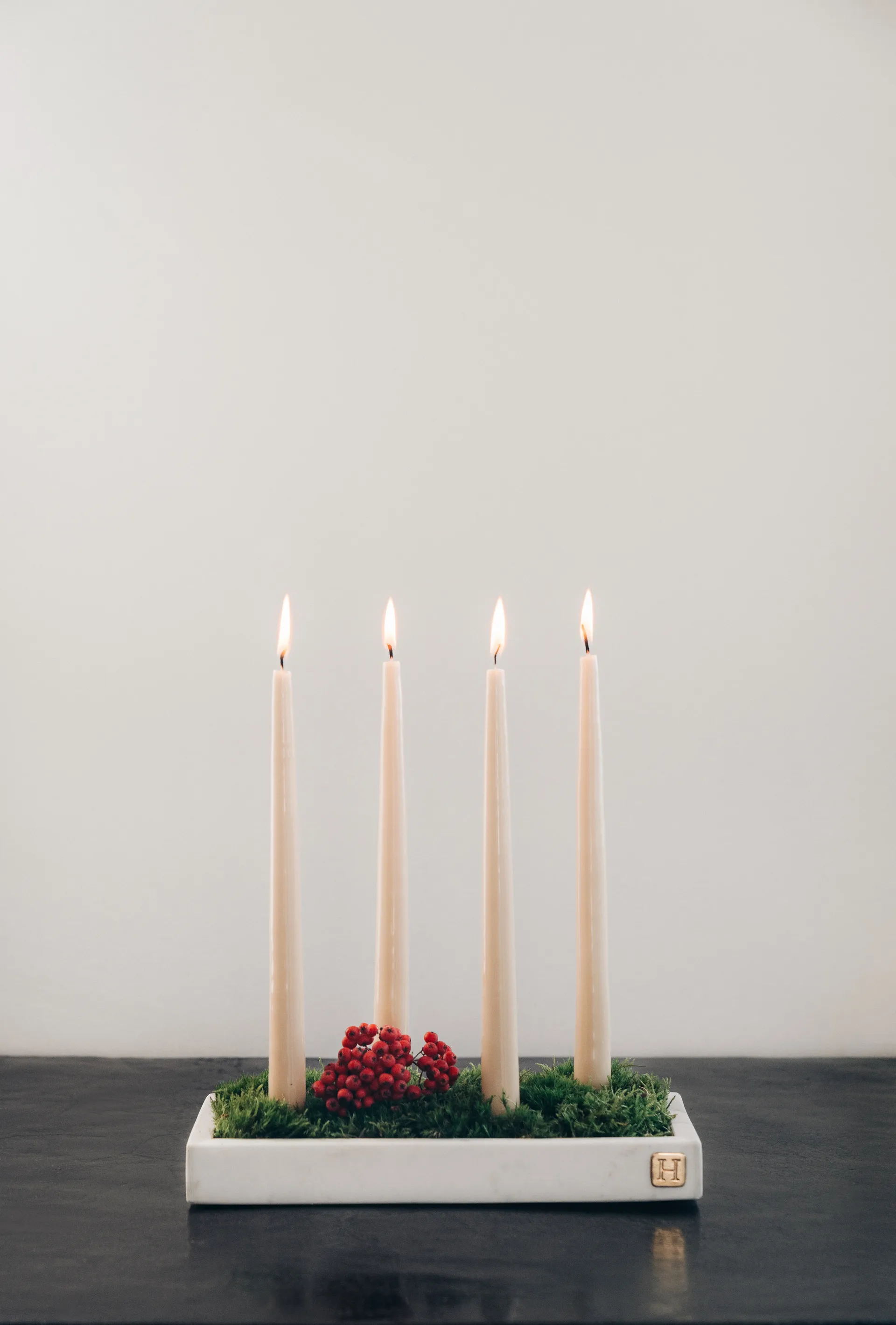 Herrgårdsljus candles 30 cm 六件套装 , 粉色 glossy Hilke Collection