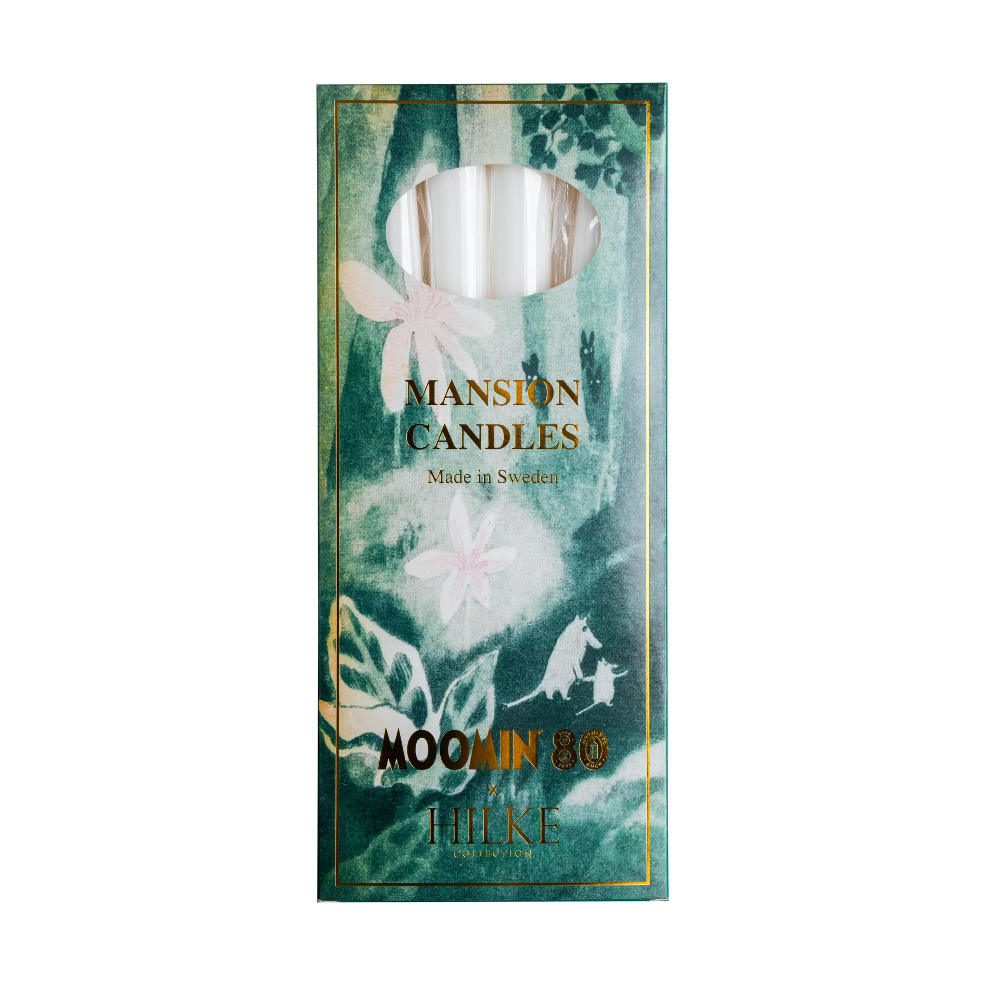 Herrgårdsljus candles 30 cm 六件套装 , Moomin Hilke Collection