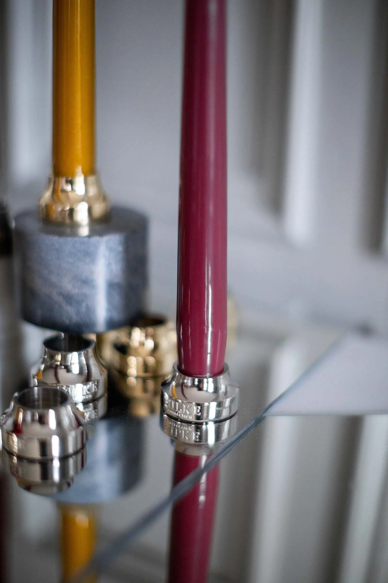 Herrgårdsljus candles 30 cm 六件套装 , Old 粉色 Hilke Collection