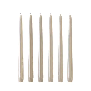 Herrgårdsljus candles 30 cm 六件套装  - 浅米色 - Hilke Collection