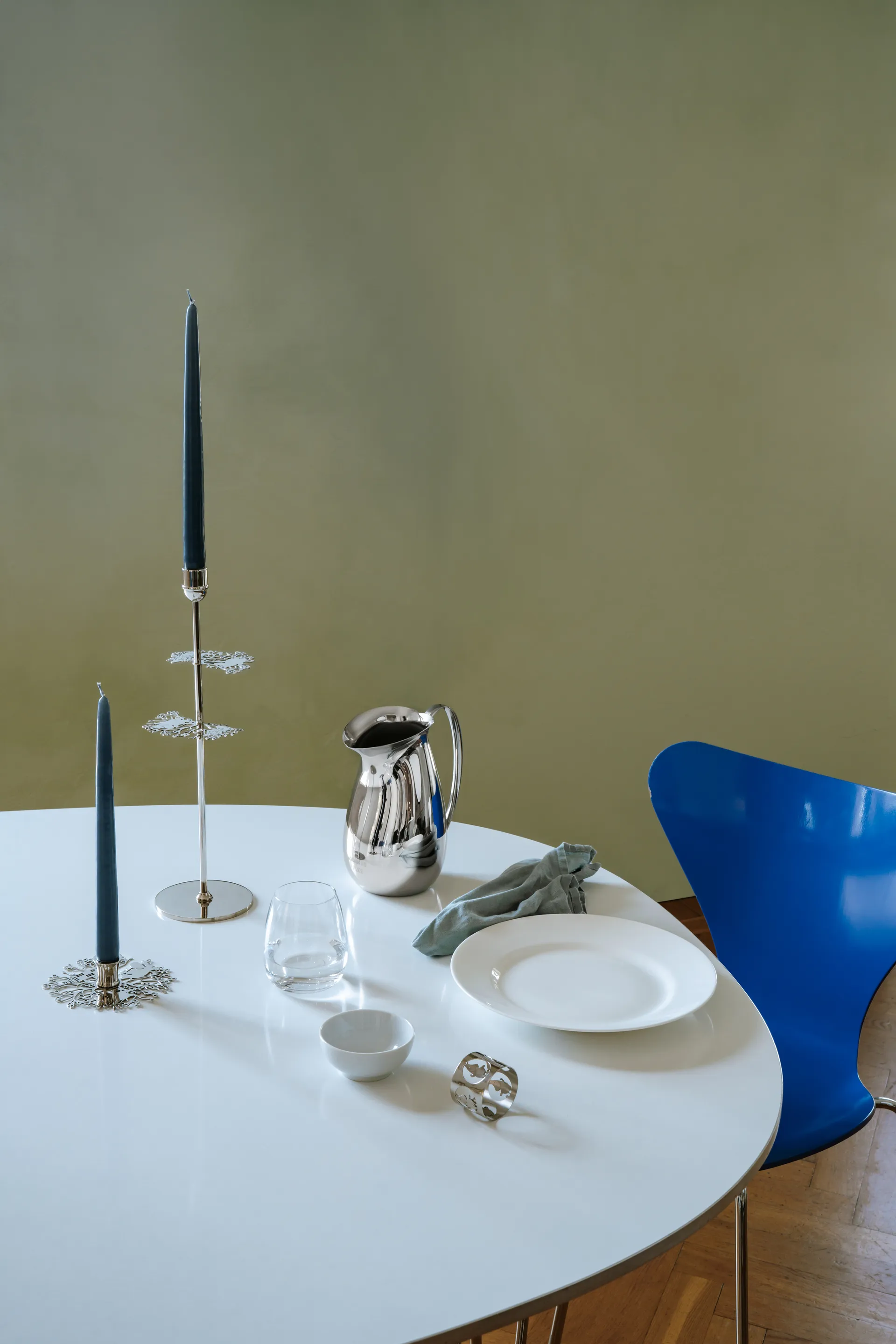 Hilke X 姆明 2号烛台, 镍镀 黄铜 Hilke Collection