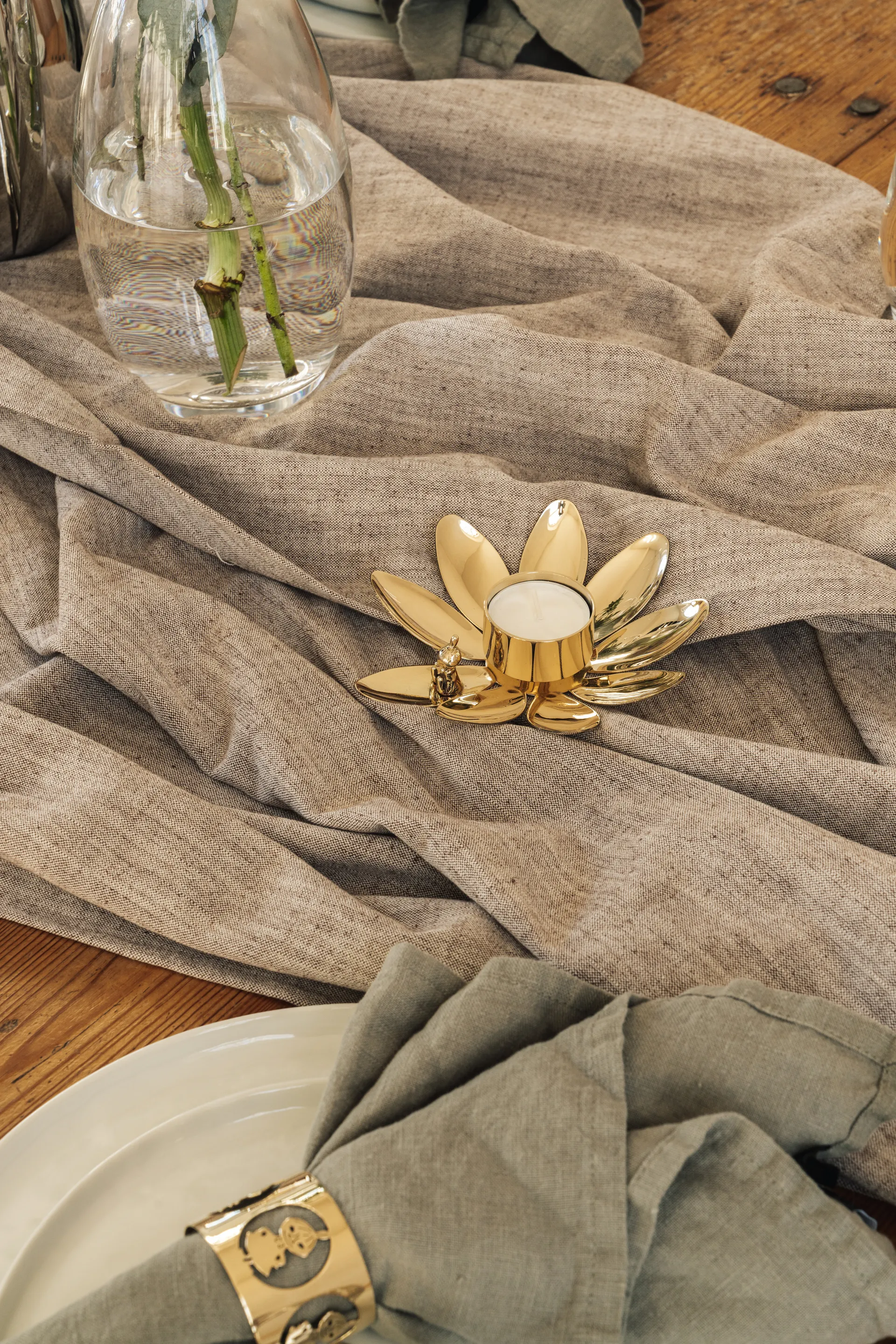 Hilke X Mumin Little My 烛台, 黄铜 Hilke Collection