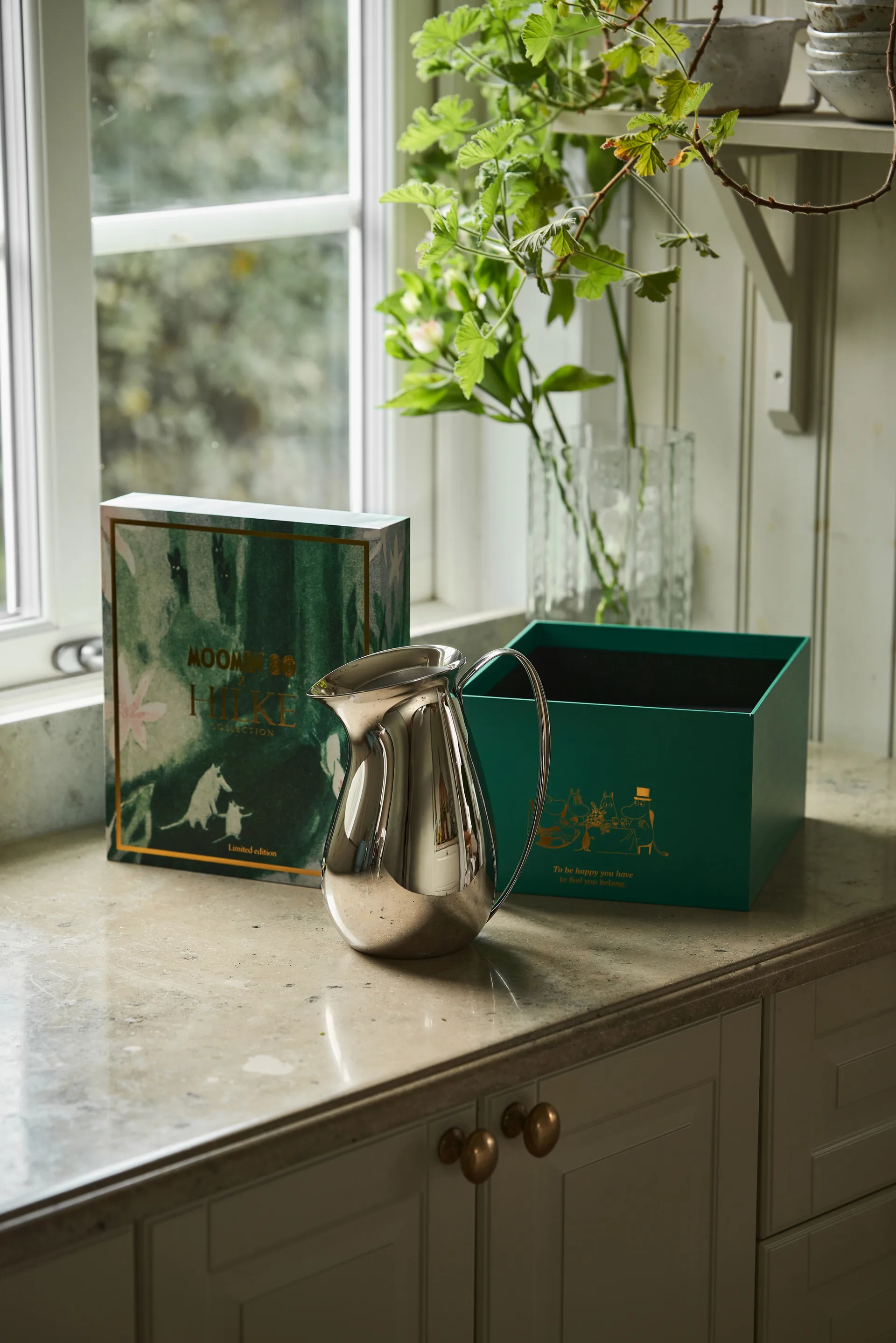 Hilke X 姆明 pitcher 1.5 L, stainless steel Hilke Collection