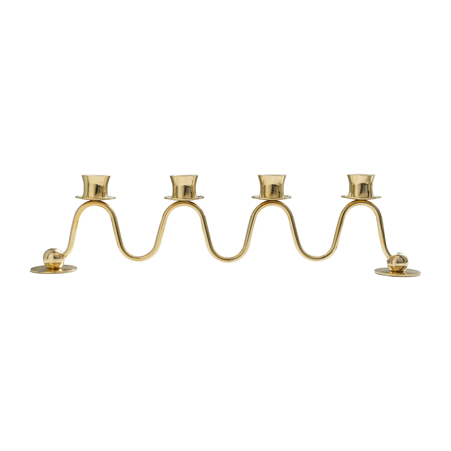 Lignano Sabbiadoro Advent candlestick, Brass Hilke Collection