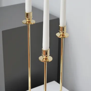 Luce Del Sole 烛台30cm - 实心黄铜 - Hilke Collection