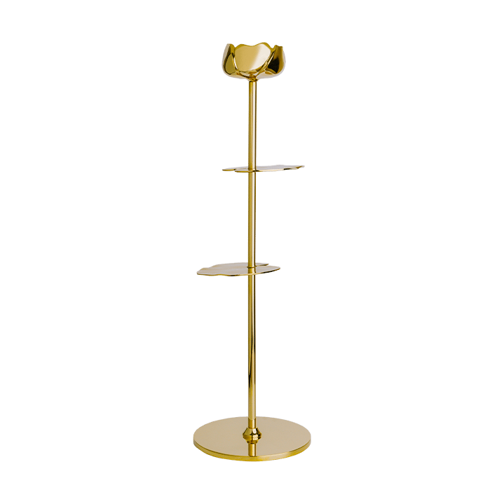 Ninfea Alta 烛台 30 cm - 黄铜 - Hilke Collection